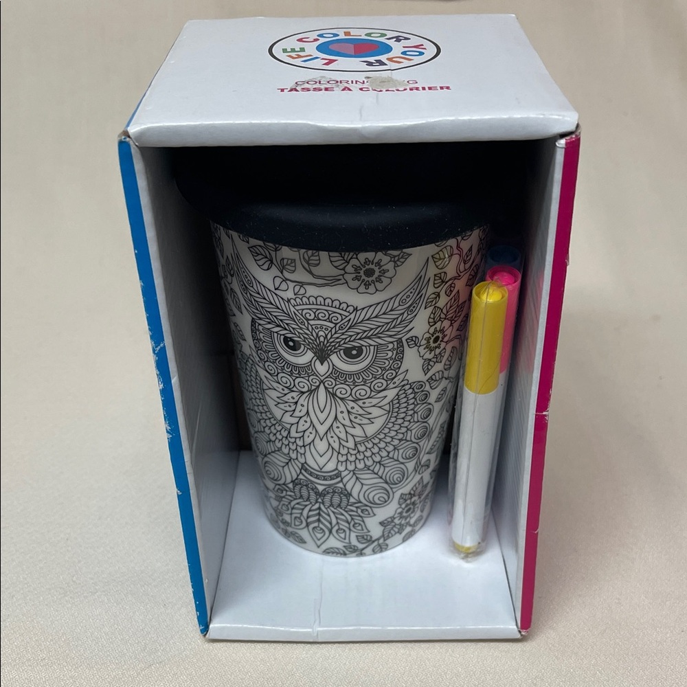 Color Your Life Ceramic Mug Set